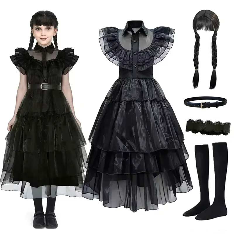 Wednesday Addams - Kid's Costume Dress